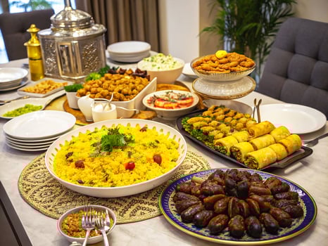 Flavorful Middle Eastern Cuisine on Display photo