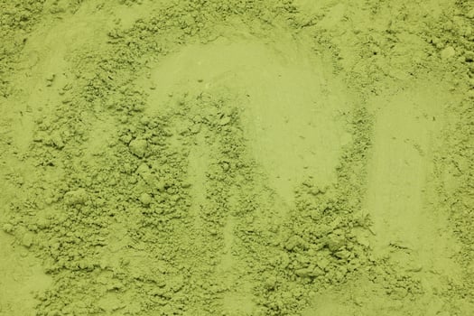 Green tea powder background photo