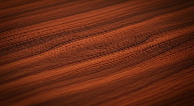 Rich Mahogany Wood Texture Warm Lighting photo