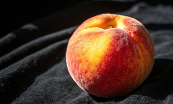 Summer peach. a source of vitamins, energy and vivacity photo