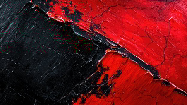 Red and Black Painting photo