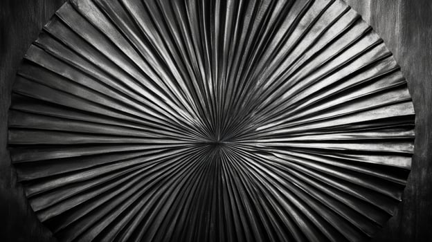 Black and White Abstract Art with Rays of Light photo