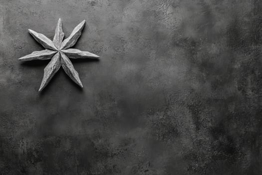 Dark Toned Star on a Rough Plane photo