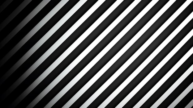 Abstract monochrome diagonal stripes creating a dynamic visual effect with depth perception photo