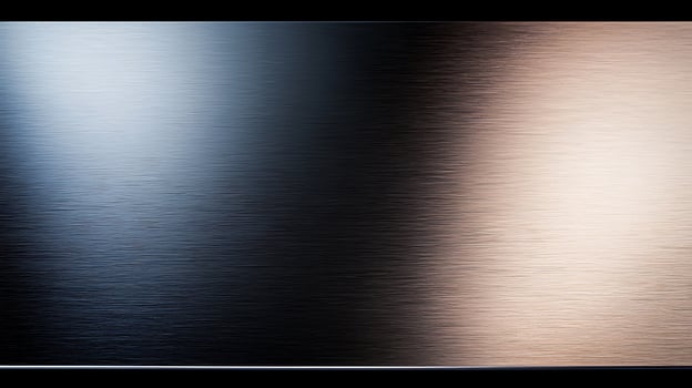 Abstract metallic surface with brushed texture reflecting light, evoking modern design aesthetics photo