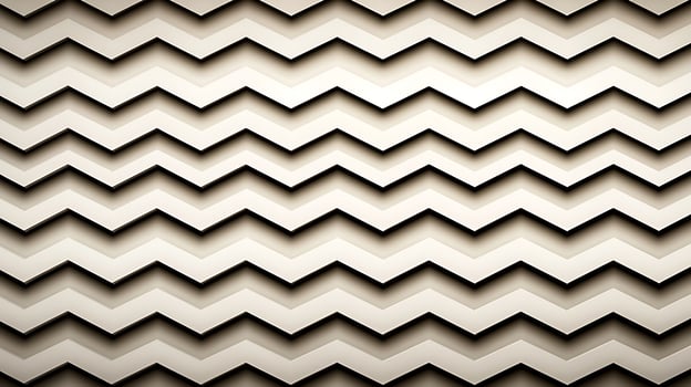 Abstract zigzag pattern with layered shadows creating depth and texture for design use photo