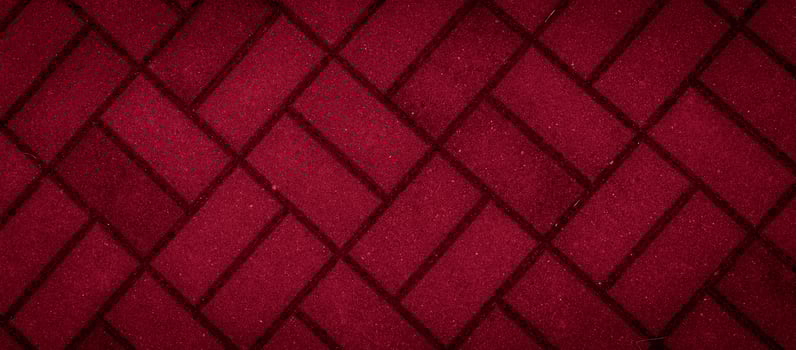 red paving stones with visible details. background or texture photo