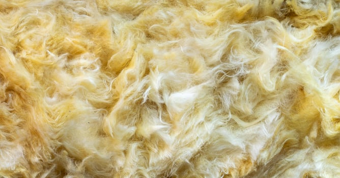 yellow mineral wool photo