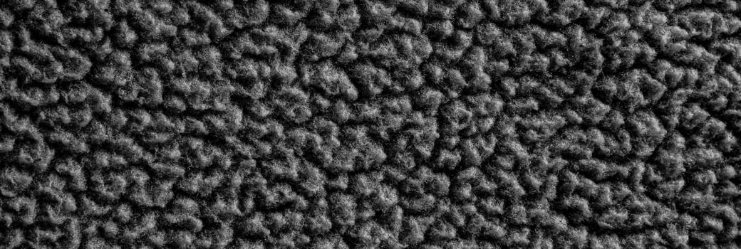 black crinkle cotton fabric with visible details. photo