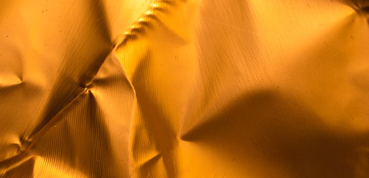 sheet metal painted a copper color. photo