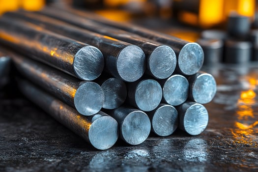 Industrial Metal Rods for Manufacturing and Construction Purposes photo