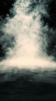 Dark Gray Ground Plane with Smoke Effect photo