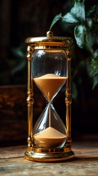 Golden Hourglass A Timeless Piece of Elegance photo
