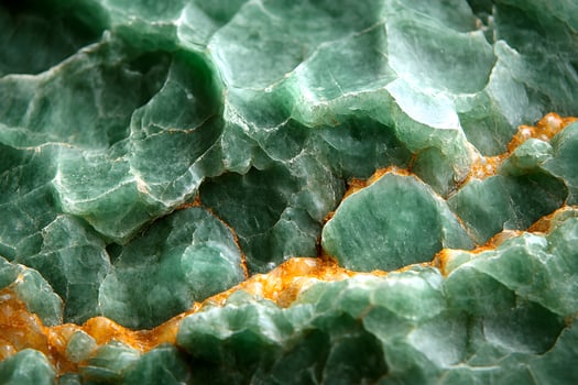 Intricate Green Jade Texture with Golden Veins - Nature's Artistic Design photo