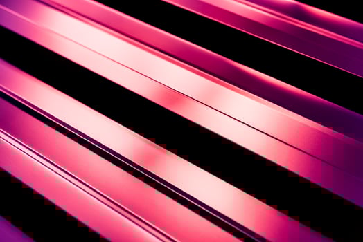 Violet metallic roof tiles background with light pattern. photo