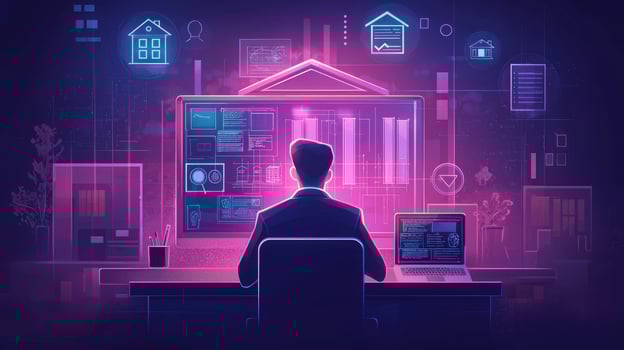 Future of Real Estate Investment Analyzing Data and Trends with Advanced Technology for Smart Property Management and Acquisition photo