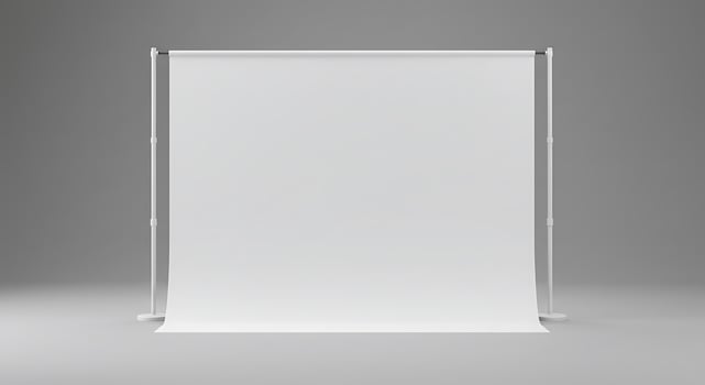 Blank Backdrop Setup in Studio for Product Photography and Videography photo