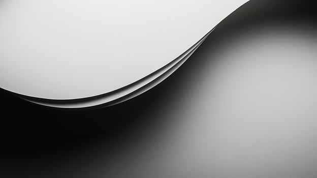 Abstract monochrome paper curves photo