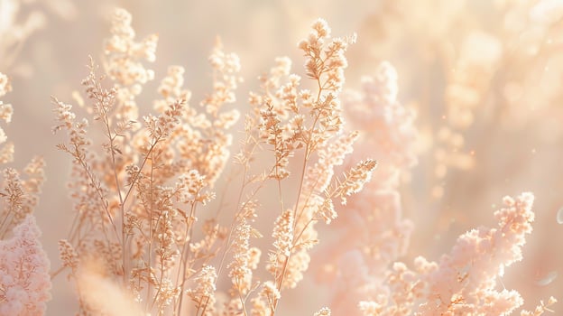 Dry plants background natural landscape in summer photo