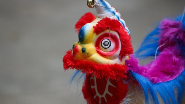the Chinese new year souvenir, Chinese New Year Celebration in Palembang, Indonesia photo