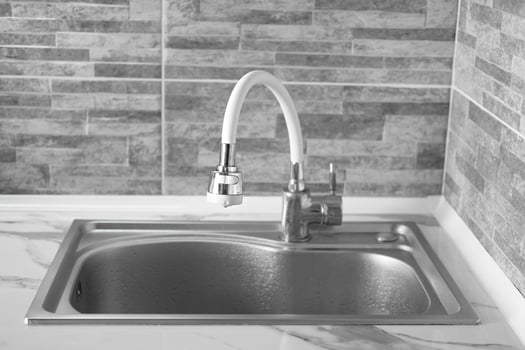of tap water in the kitchen. photo