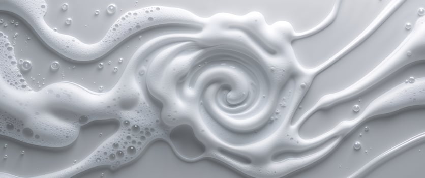 Abstract soap and water swirl background for creative design photo