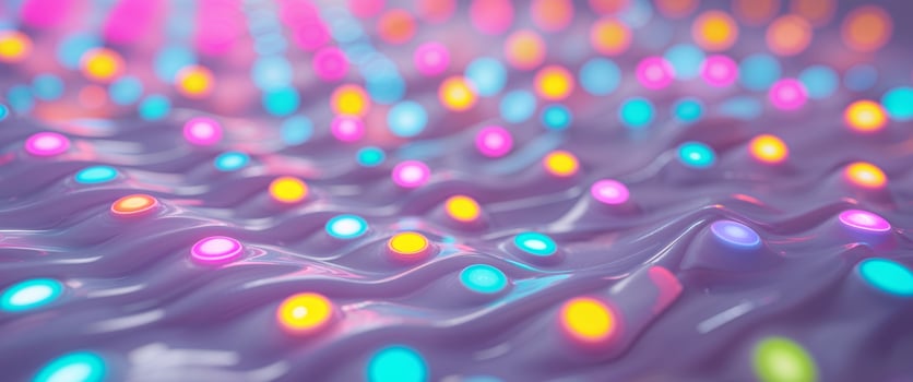 Colorful led embedded plastic background for creative design projects. photo