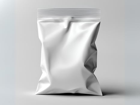 Modern Resealable Pouch Bag for Coffee Tea or Organic Products photo