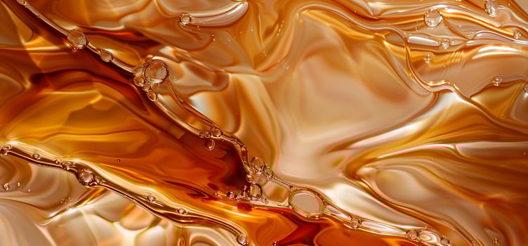 Liquid Gold Abstract photo