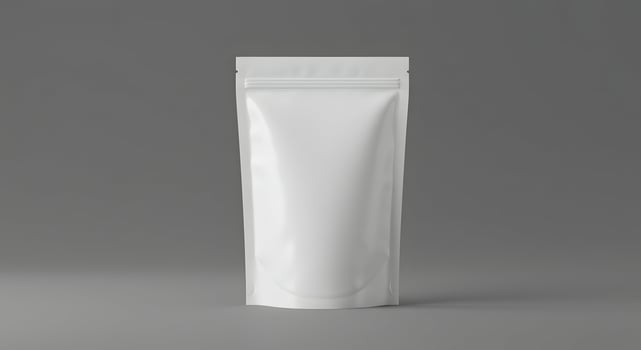 Blank Foil Pouch for Product Branding. AI Generate photo
