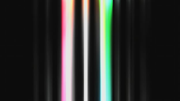 Abstract black and white gradient with colorful light lines photo