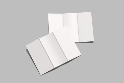 brochure blank mockup photo