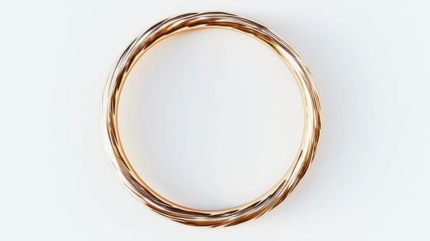 Elegant empty spiral shape for design and decoration photo