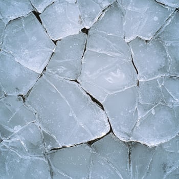 Cracked ice texture background. photo
