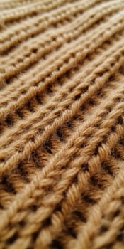 Ultra detailed close up of knitting stitches texture for fabric design photo