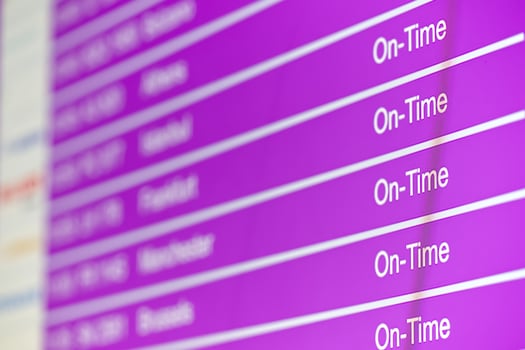 Digital Flight Status Display Board photo