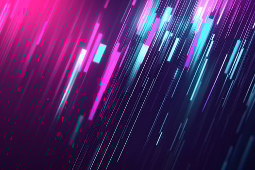 Abstract neon lights on a dark background photo
