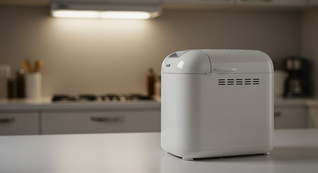 Modern Bread Maker in a Sleek Kitchen Setting photo
