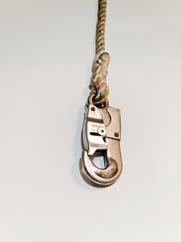 Steel Hook and rope of belt Safety Equipment photo