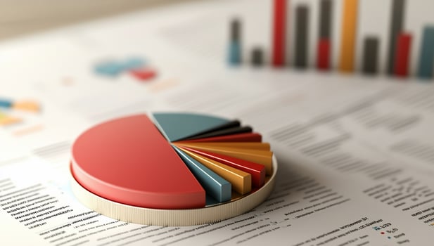 Data analysis and financial report photo