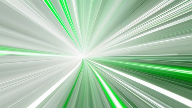 Abstract green light background with motion blur photo