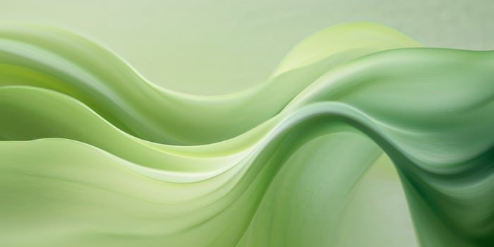 Flowing Green Abstract Background Evokes Natural Beauty photo
