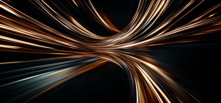 Abstract dynamic lines photo