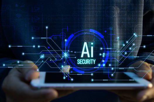 The concept of using AI systems in security systems photo