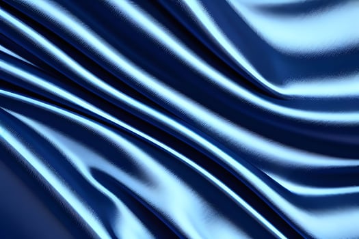 Elegant Blue Silk Drapery A Luxurious Textured Background photo