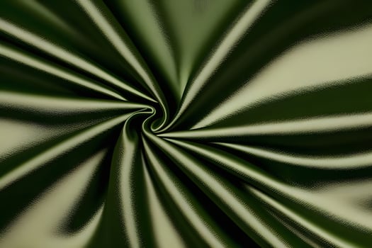 Dark Olive Green Satin Fabric Swirls Texture photo