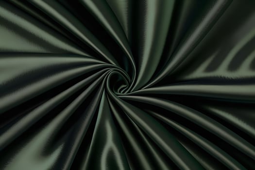 Swirling Dark Green Silk Fabric Abstract Texture Background photo