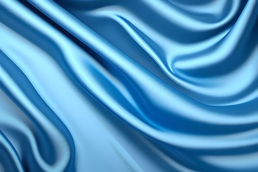 Abstract Blue Silk Drape A Study in Texture and Light photo