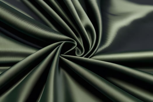 Luxurious Dark Green Satin Fabric Texture photo
