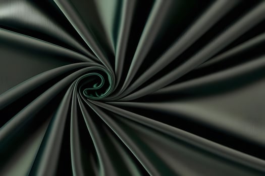 Abstract Swirling Dark Green Satin Fabric Texture photo